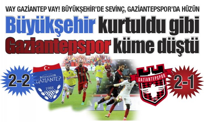 Küme düştük!
