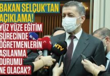 Yüz yüze eğitim başlıyor!